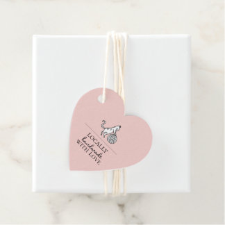 Local Business Cat Yarn Crafting Knit Handmade Tag フェイバータグ