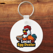 Local egg dealer, gansta, roster. キーホルダー (正面)