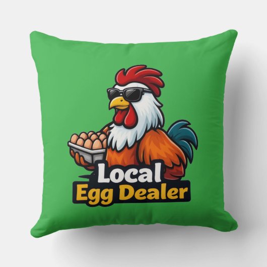 Local egg dealer, gansta, roster. クッション (裏面)