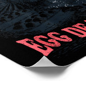 Local Egg Er Retro Chicken Funny Farmer Easter Adu ポスター (角)