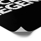 Local New Jersey Legend - Funny Sarcastic New Jers ポスター (角)