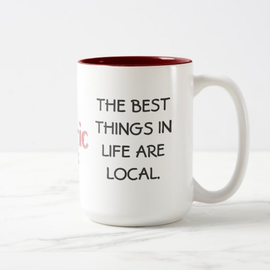 LocalCentricのマグ ツートーンマグカップ (右)