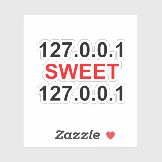 localhost sweet locallocalhost シール (シート)