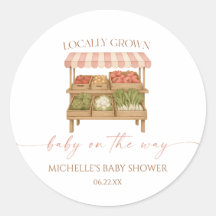 Locally Grown Baby Farmer's Market Baby Shower