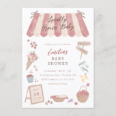 Locally Grown Baby Farmer's Market Baby Shower 招待状 (正面)