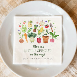 Locally Grown Baby Farmers Market Couples Shower スタンダードカクテルナプキン