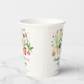 Locally Grown Baby Farmers Market Couples Shower 紙コップ (右)