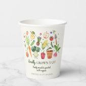 Locally Grown Baby Farmers Market Couples Shower 紙コップ (正面)