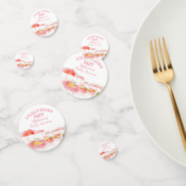 Locally Grown Baby Girl Shower Farmers Market コンフェッティ