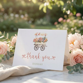 Locally Grown Baby Shower サンキューカード