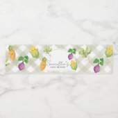 Locally Grown Baby Shower ペットボトルラベル (シングルラベル)