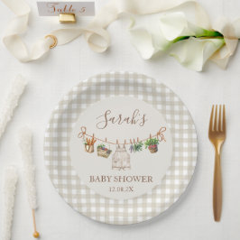 Locally Grown Baby Shower ペーパープレート