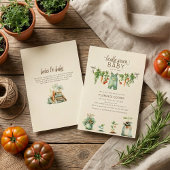 Locally Grown Baby Shower 招待状