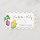 Locally Grown Baby Shower Books for Baby エンクロージャーカード (正面)