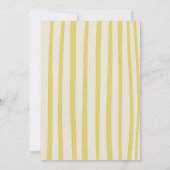 Locally Grown Baby Shower Citrus Farmer’s Market 招待状 (裏面)