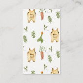 Locally Grown Baby Shower Diaper Raffle Insert エンクロージャーカード (裏面)