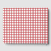 Locally Grown Baby Shower Farm Market Gingham ゲストブック (裏面)