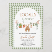 Locally Grown Baby Shower Invitation 招待状 (正面/裏面)