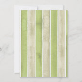 Locally Grown Baby Shower Melon Watercolor Rustic 招待状 (裏面)