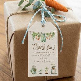 Locally Grown Baby Shower Party  ギフトタグ