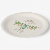 Locally Grown Baby Shower Party ペーパープレート (アングル)