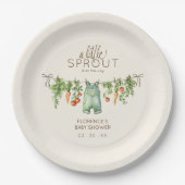 Locally Grown Baby Shower Party ペーパープレート (正面)