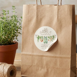 Locally Grown Baby Shower Party ラウンドシール