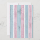 Locally Grown Baby Shower Pumpkin Pink Coquette 招待状 (裏面)