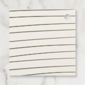 Locally Grown Baby Shower Rustic Farmer’s Market フェイバータグ (裏面)