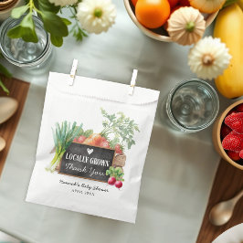 Locally Grown Baby shower Thank You  フェイバーバッグ