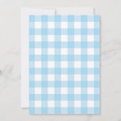 Locally grown boybaby shower little sprout  招待状 (裏面)