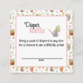 Locally Grown Diaper Raffle Card エンクロージャーカード (正面)