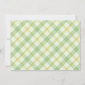 Locally Grown Farmer Market Baby Shower Thank You  サンキューカード (裏面)