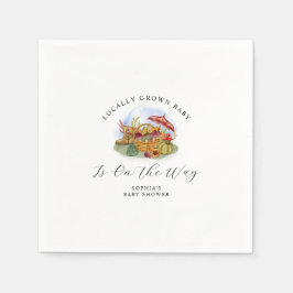 Locally Grown Farmers Baby Shower Party スタンダードカクテルナプキン