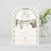 Locally Grown Farmer's Market Baby Shower 招待状 (スタンド正面)