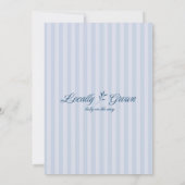 Locally Grown Farmer's Market Baby Shower 招待状 (裏面)