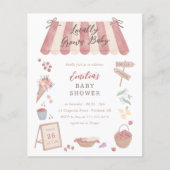 Locally Grown Farmer's Market Baby Shower Budget (正面)