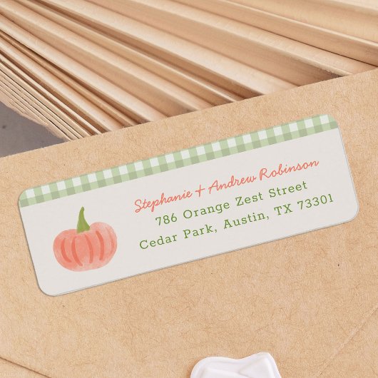 Locally Grown Farmer's Market Return Address ラベル
