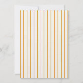 Locally Grown Farmers Market Veggies Baby Shower 招待状 (裏面)