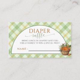 Locally Grown Farmers Rustic Diaper Raffle  エンクロージャーカード