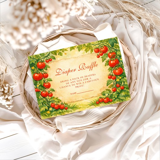 Locally Grown Garden Diapper Raffle エンクロージャーカード