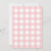 Locally grown Girl baby shower little sprout  招待状 (裏面)