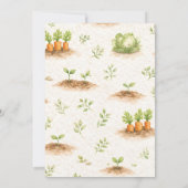 Locally Grown Little Sprout Garden Baby Shower 招待状 (裏面)