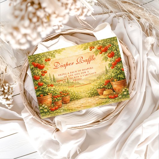 Locally Grown Tomato Diapper Raffle エンクロージャーカード