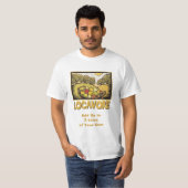 Locavoreの遅い食糧 Tシャツ (正面フル)