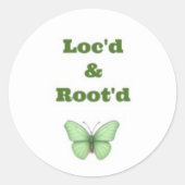 Loc'd & Root'd ステッカー 1 (正面)