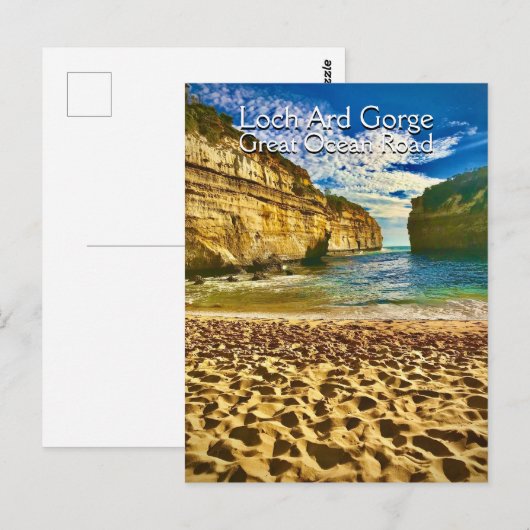 Loch Ard Gorge, Great Ocean Road ポストカード (正面/裏面)