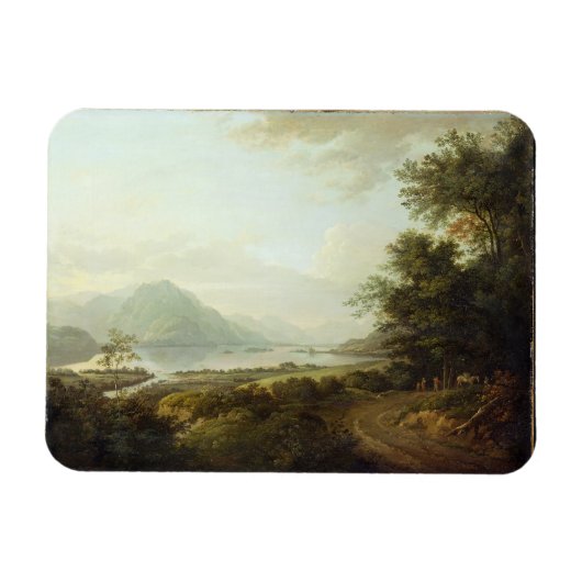 Loch Awe, Argyllshire, c.1780-1800 (キャンバス上の油) マグネット (横)