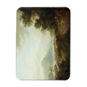 Loch Awe, Argyllshire, c.1780-1800 (キャンバス上の油) マグネット (縦)