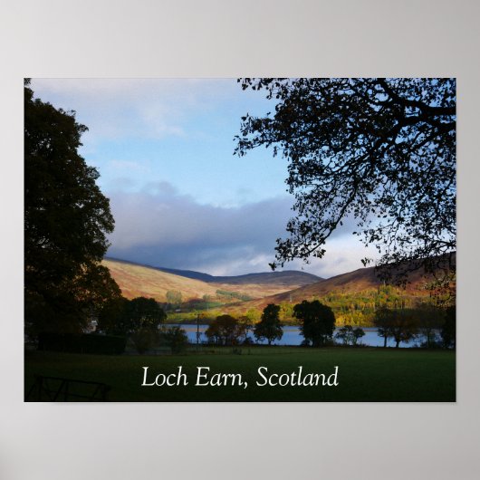 Loch Earn Scotland Poster ポスター (正面)